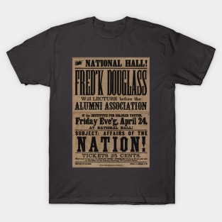 Frederick Douglass Poster T-Shirt